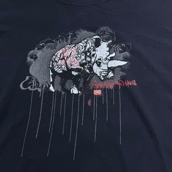 Y2K Grunge Ecko Unltd. T Shirt Grunge Baggy Skater Hip-Hop Streetwear Size XL - Picture 3 of 8